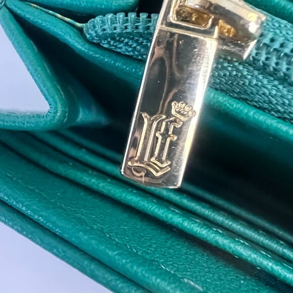 Loungefly Marvel Loki Floral Embroidered Wallet, Jade Green - Picture 9 of 16